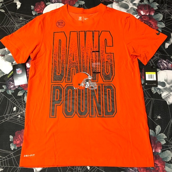 NWT NIKE DRI-FIT COTTON CLEVELAND BROWNS LEGEND M - Picture 1 of 7